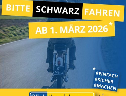 Ab 1. März 2026 – Bitte SCHWARZ fahren…!